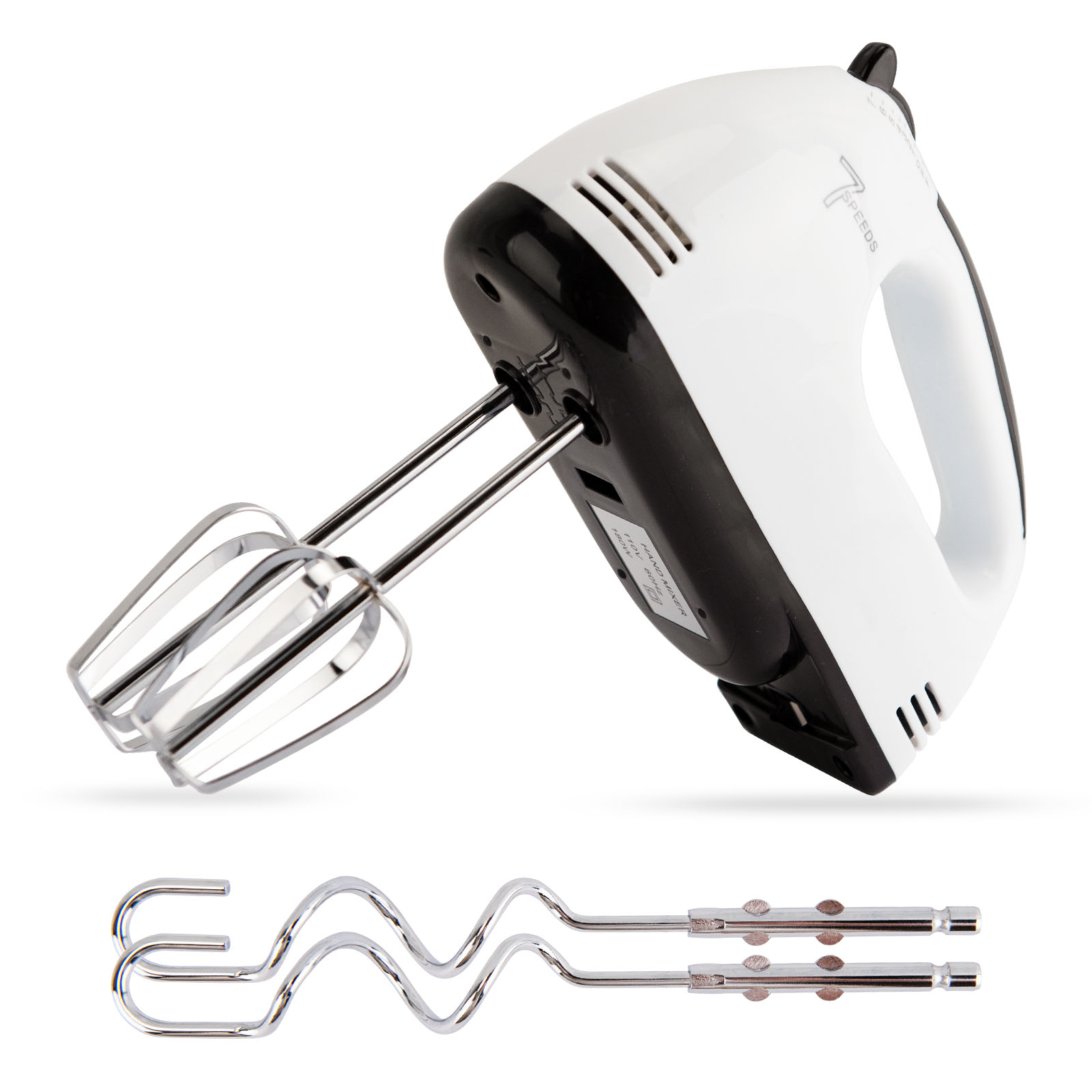 Electric Hand Mixer, Turbo Boost / Self-control Speed + 5 Speed + Eject  Button + Stainless Steel Accessories, Kitchen Mixers For Easy Whipping  Dough, Cream, Cake, Kitchen Tools - Temu