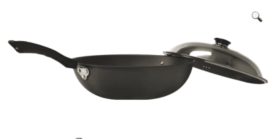 13.4" Hard Anodized Wok