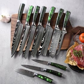 Green Resin Laser Pattern 10-piece Set (Option: Set of10)